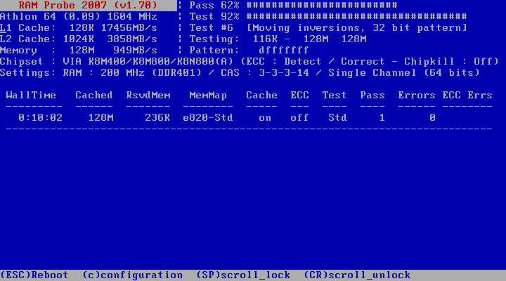 RAM Probe Screenshot